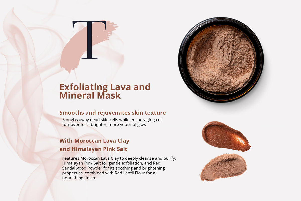 Exfoliating Lava and Mineral Mask